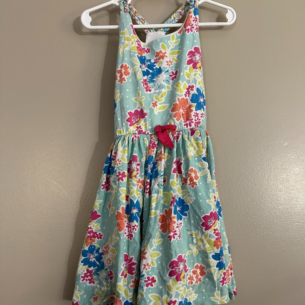 Tommy Bahama Dress Girls Tropical Floral Sun Halter Size 5